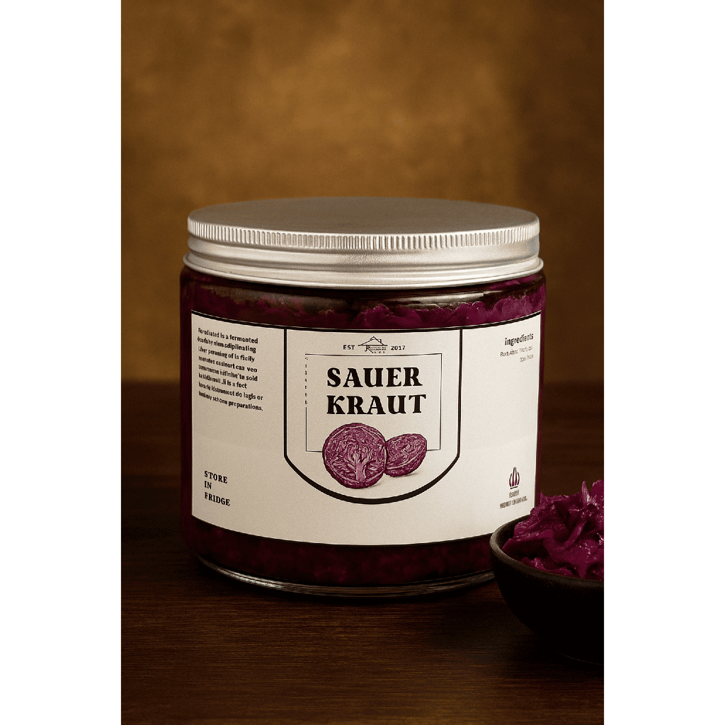 

400gr RED Sauerkraut (Raw Unpasteurized) | by Rumah Fermentasi