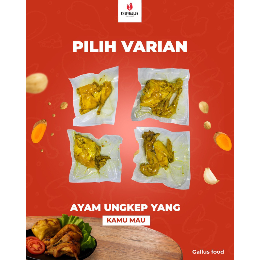 

Ayam kampung Ungkep Frozen