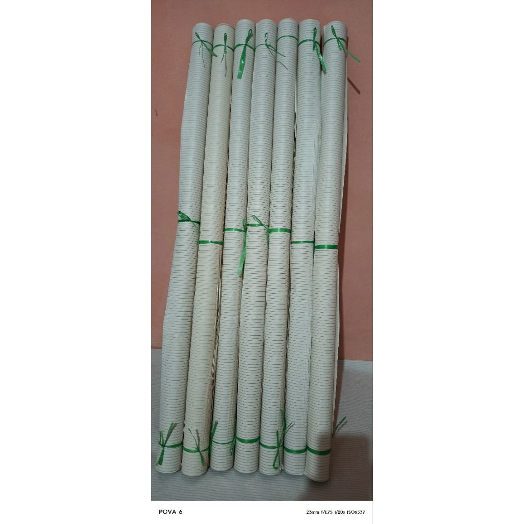 kertas litho printing motif garis warna coklat mudaharga /gung isi 30 lembar ukuran 85x90 2 kebet ge