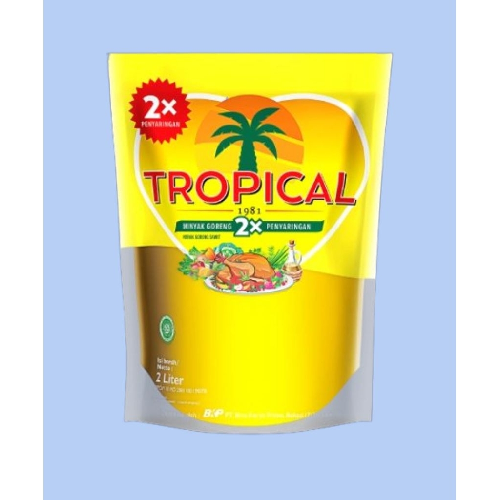 

TROPICAL Minyak Goreng Kemasan Refill 2Lt - Minyak Goreng 2lt Tropical