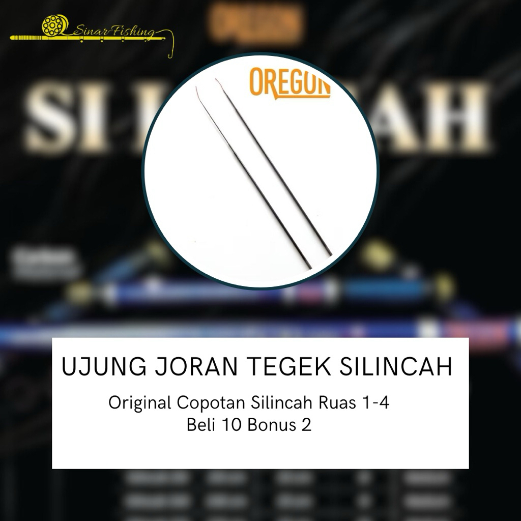 Sparepat Ujung Ruas Tegek Oregon Silincah No. 1,2,3,4 Original All Size Tegek Silincah Silincah