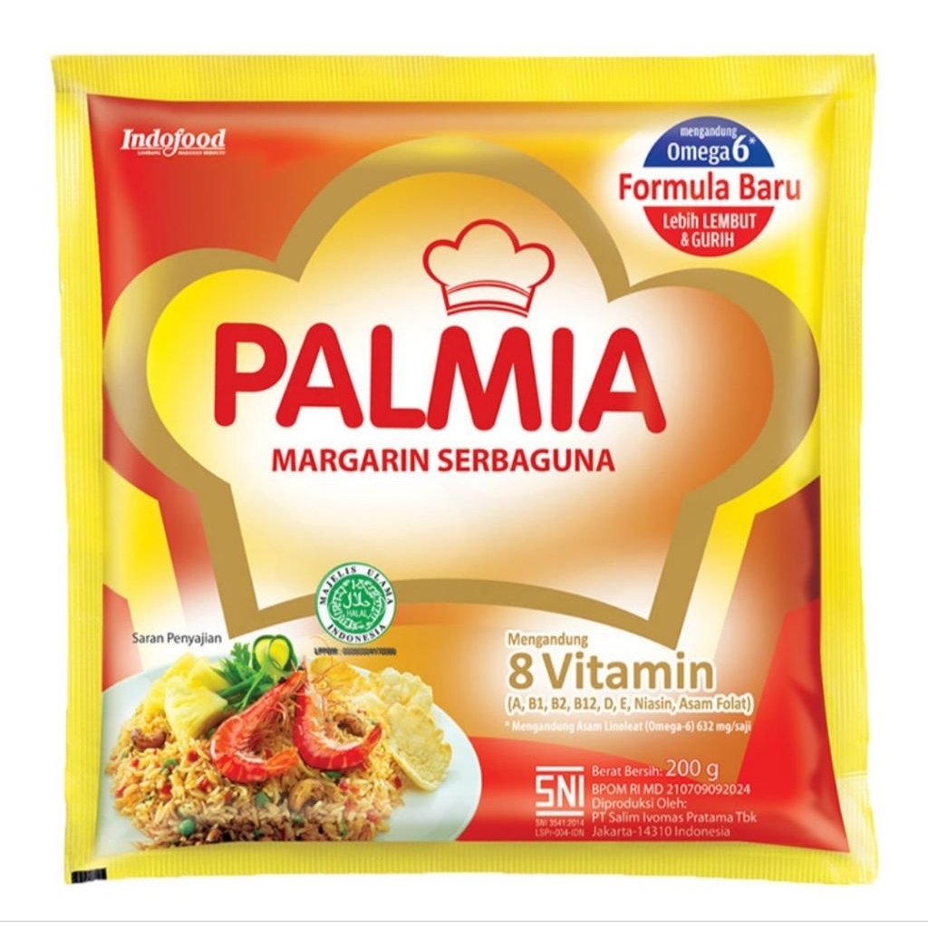 

Simas Indofood Margarin Palmia 200gr