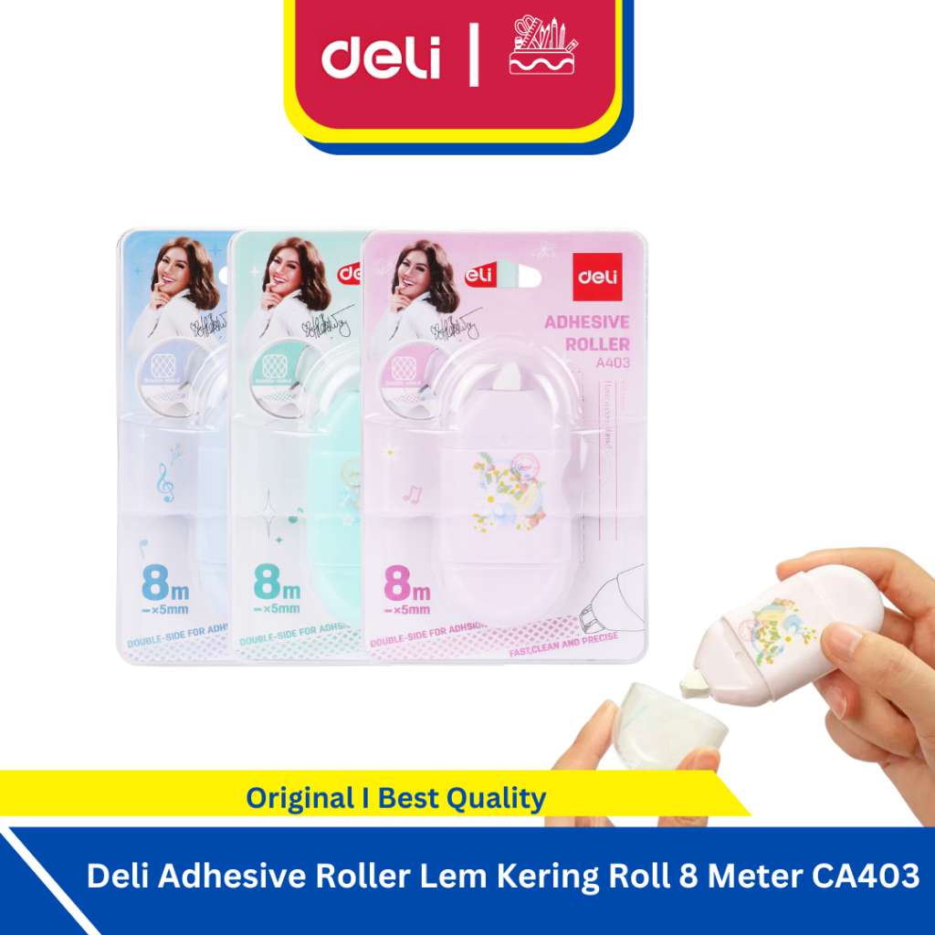 

Deli Adhesive Roller Lem Kering Roll 8 Meter -CA403