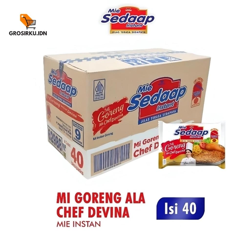 

Sedaap Mie Instant Goreng Ala Chef Bag 93 gr 1 Dus Isi 40 Pcs