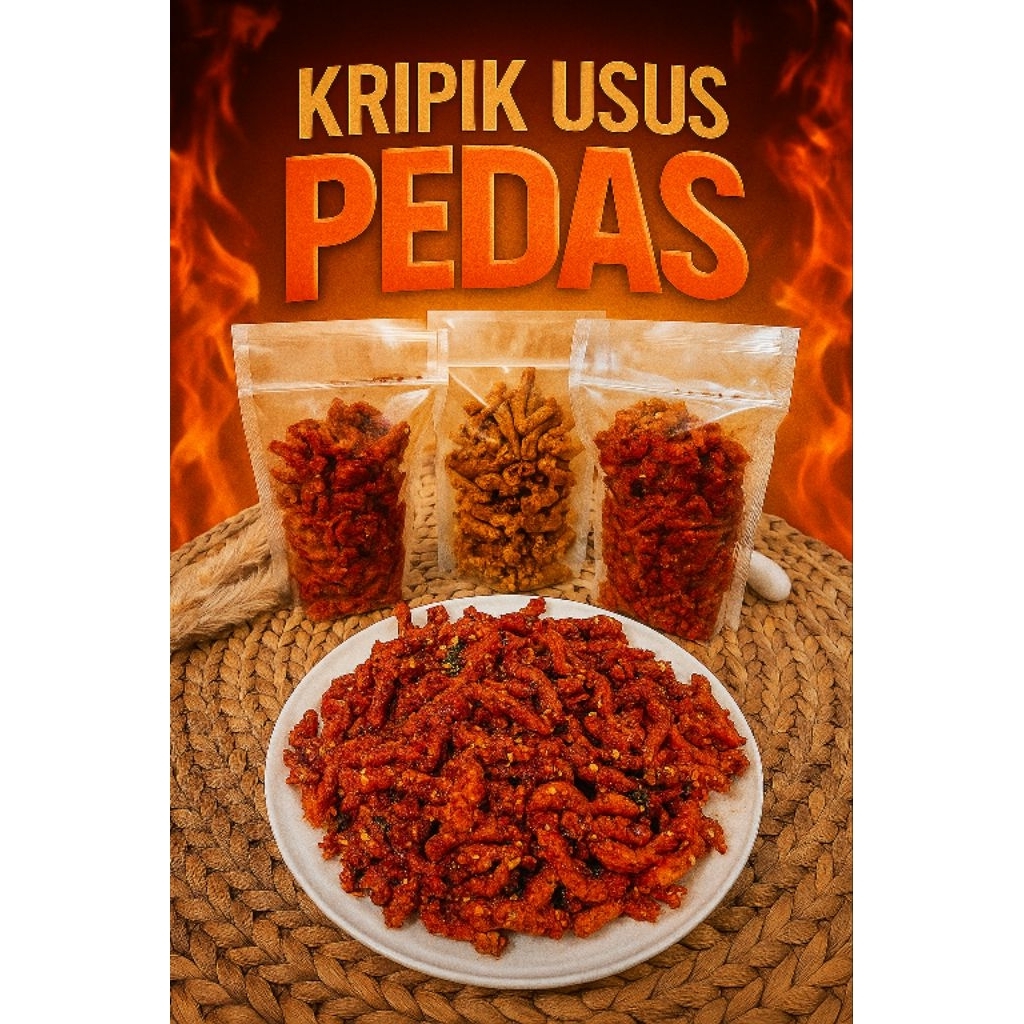 

USUS KRISPY PEDAS DAUN JERUK/ 1kg