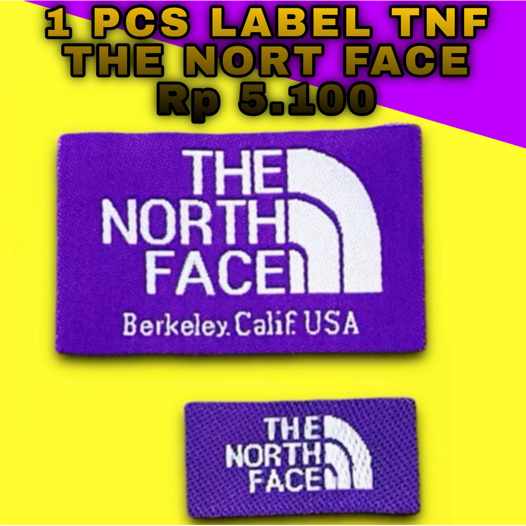 

SOLDLABEL LABEL PABRIC INDUSTRI THE N.ORT FACE