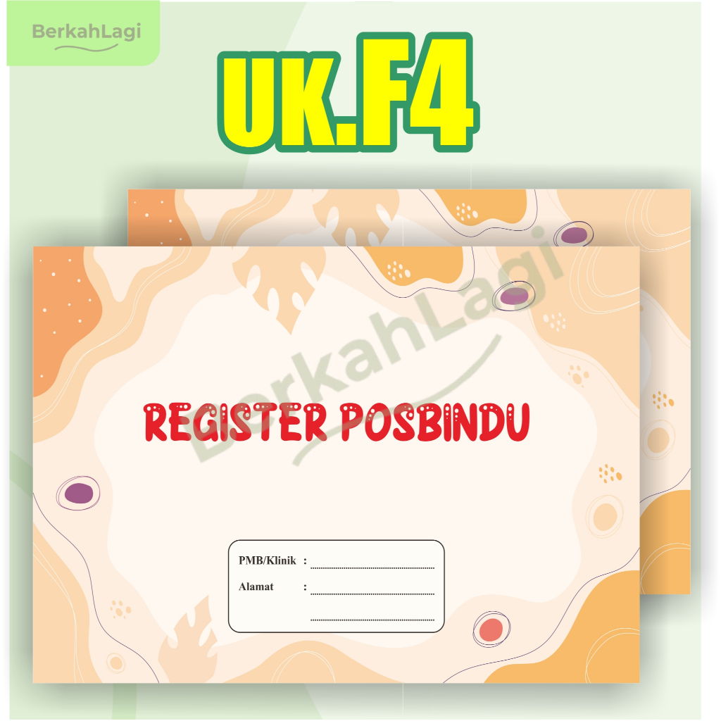 

Buku Register Posbindu, Buku Bidan, Buku register