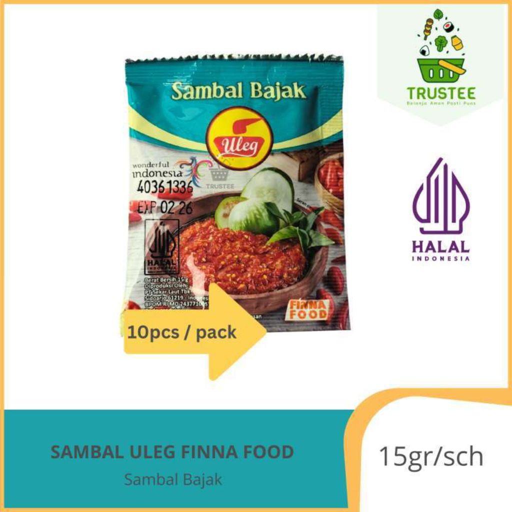 

ULEG SAMBEL BAJAK 15 GR 10PC