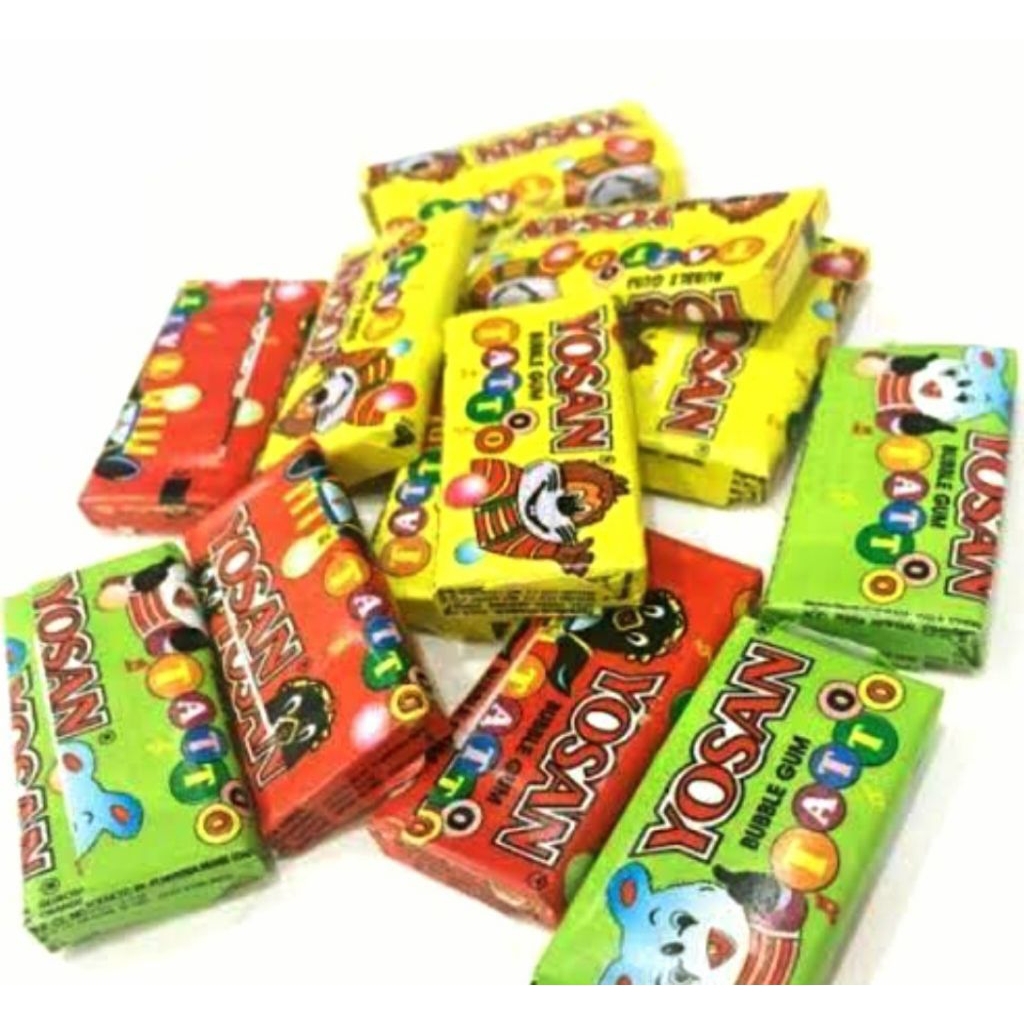 

permen karet yosan tato