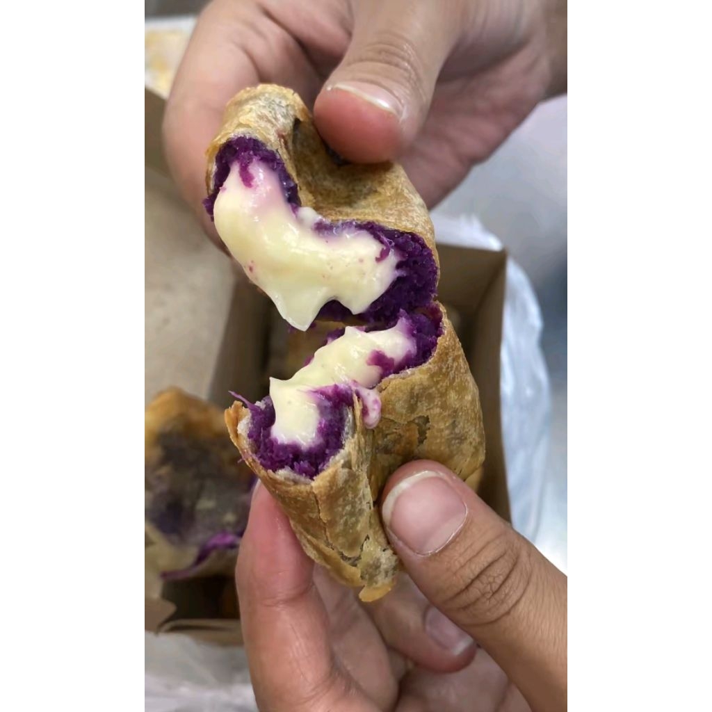 

LUMPIA UBI UNGU KEJU LUMER PREMIUM
