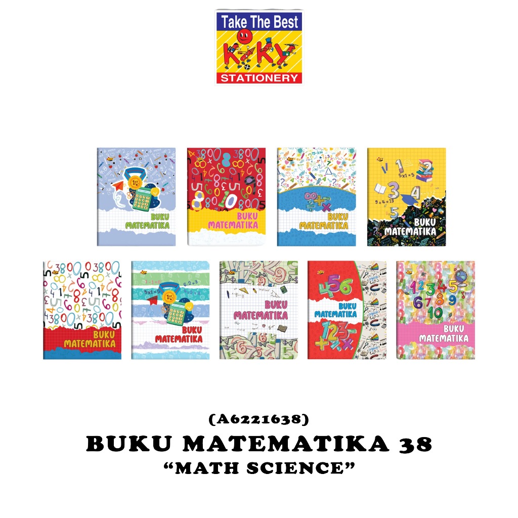 

KIKY Buku Tulis Kotak Kecil Matematika 38 Lembar - 10 Buku