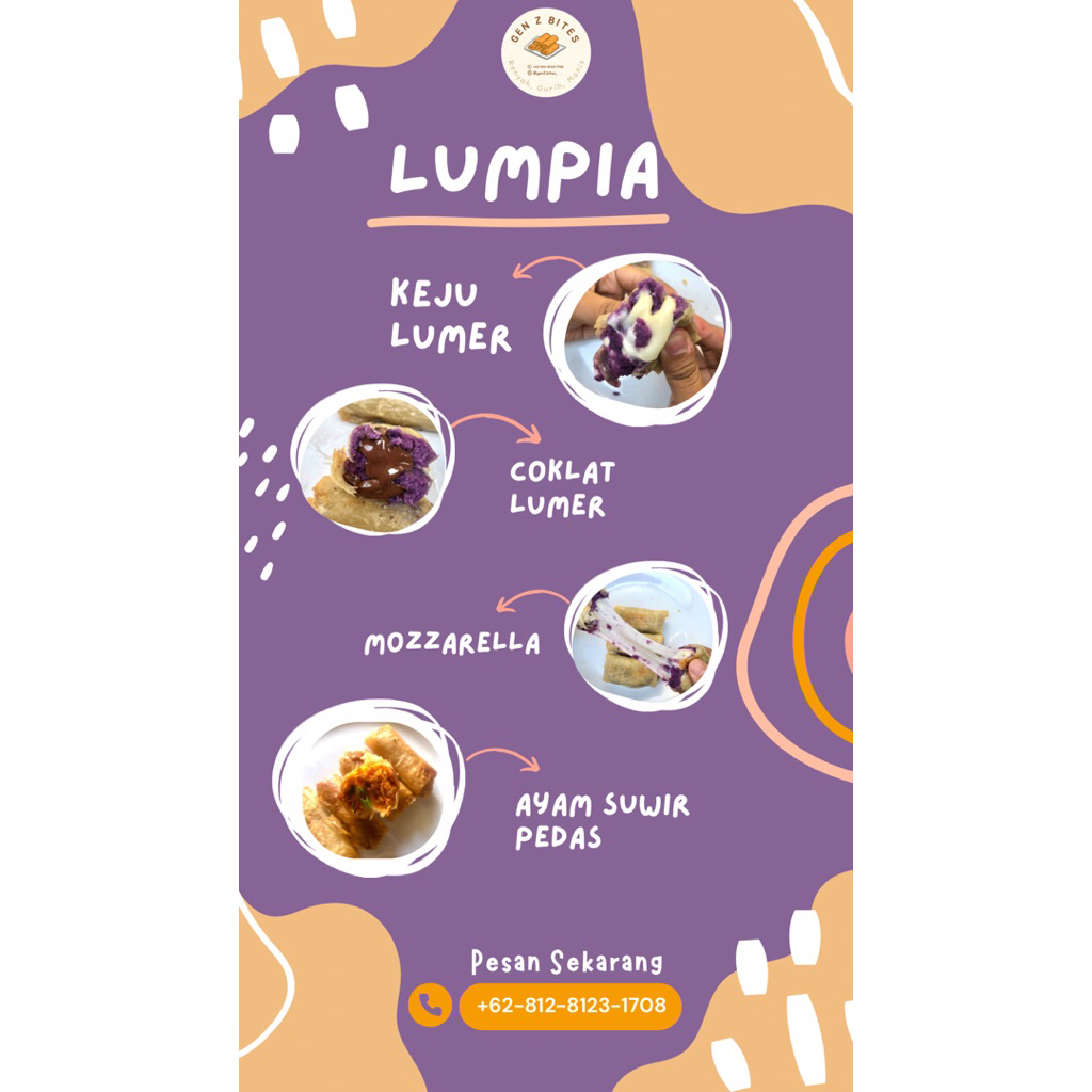 

Lumpia ayam suwir pedas