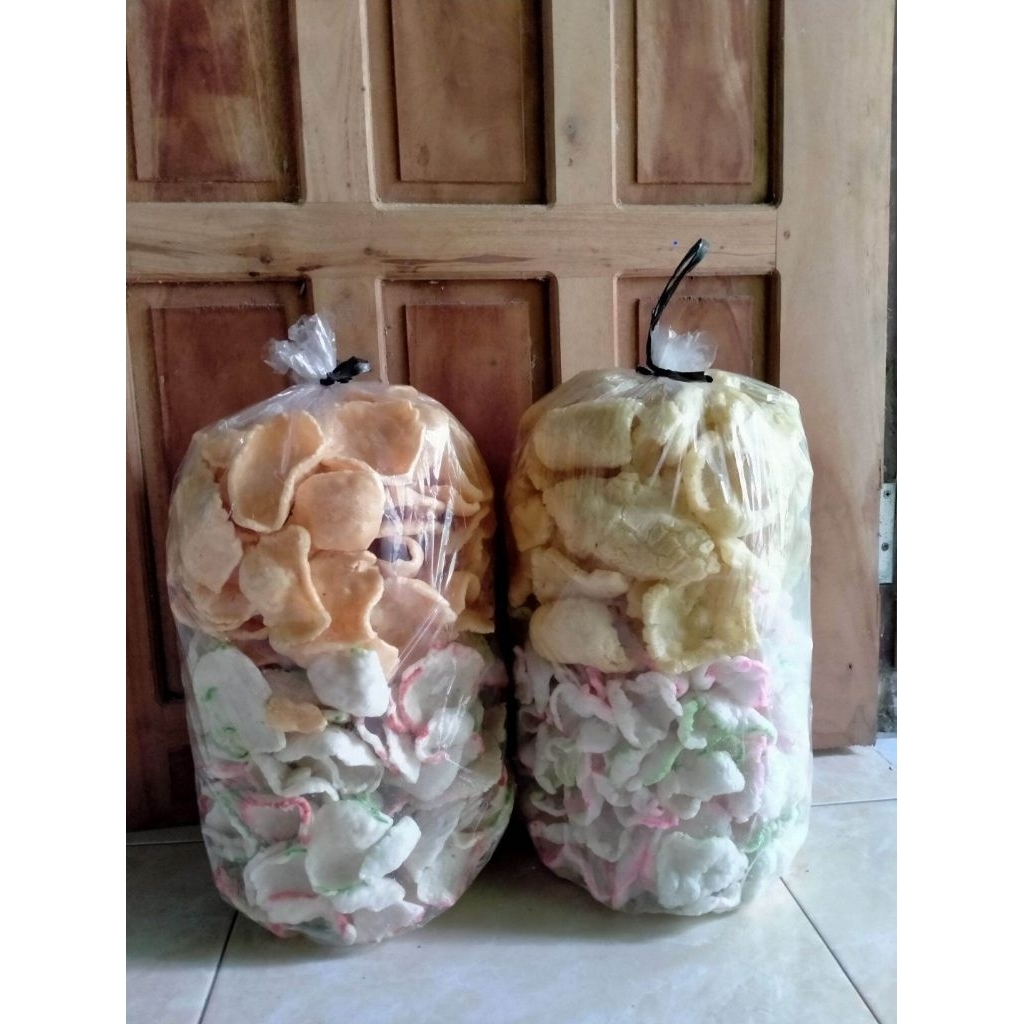 

KRUPUK ASIN Goreng Pasir Bu Umi Khas Kediri 1kg