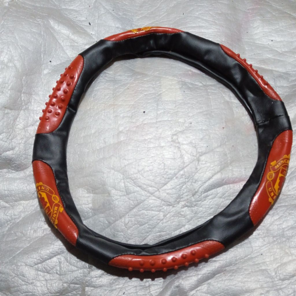 NOS original double LL my carr mycarr steering wheel cover sarung kulit pembungkus setir stir mobil 