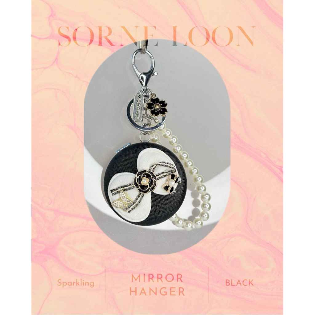 READY STOCK MIRROR CHANEL FLOWER SHADES - Bag Charm / Ganci Luxury / Mirror Luxury