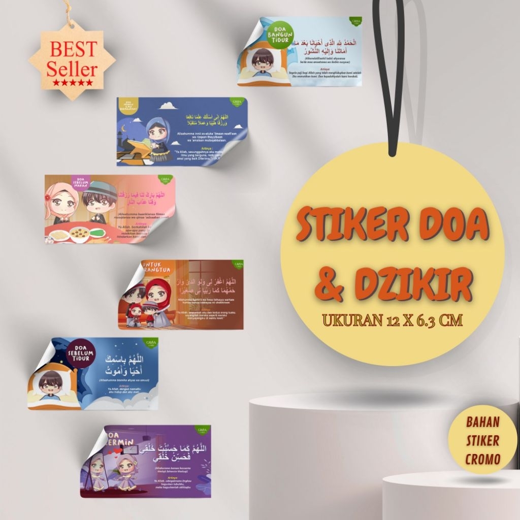 

STIKER DOA SEHARI HARI / STIKER EDUKASI / DOA SEHARI HARI / KUMPULAN DOA