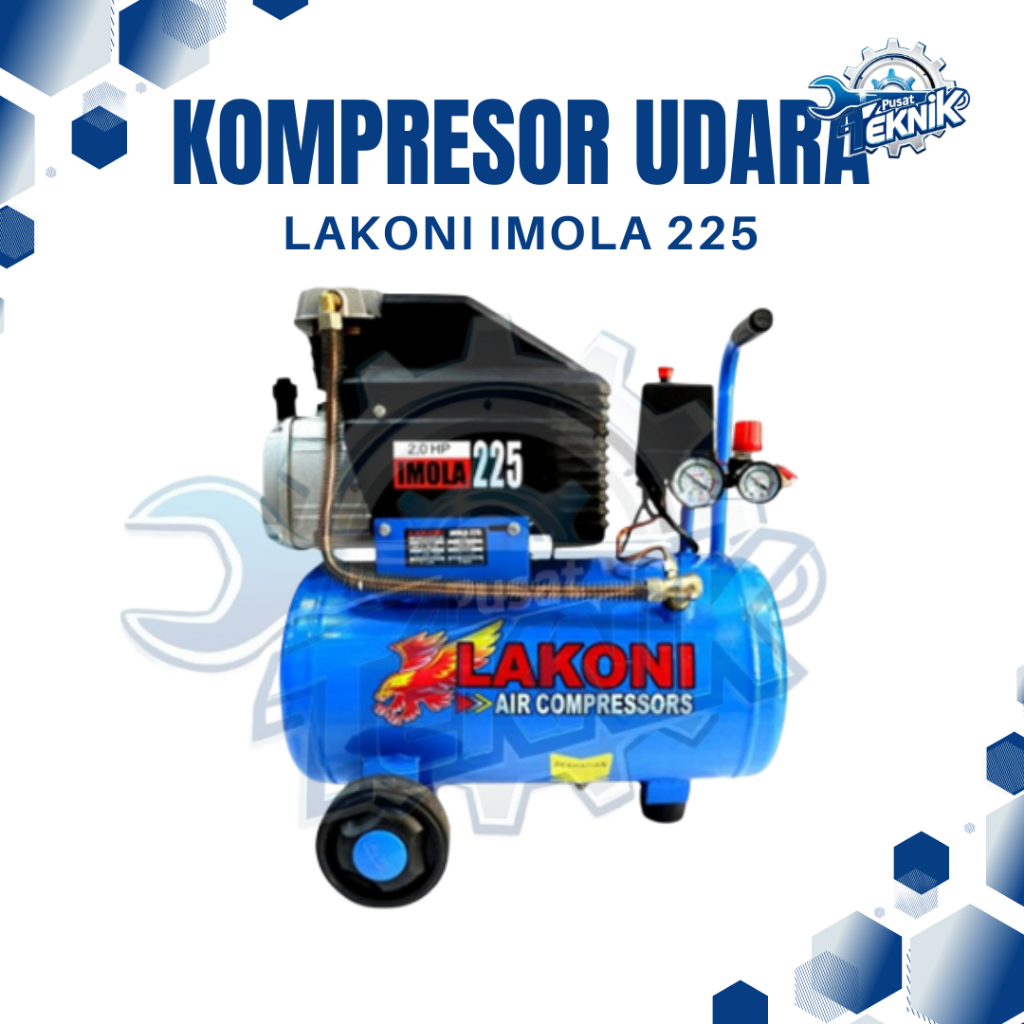 LAKONI IMOLA 225 Mesin Kompresor Pompa Angin 2 HP Compressor Kompressor