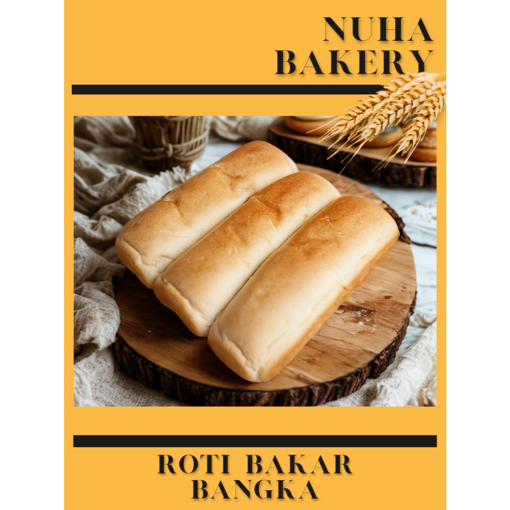 

Roti Panggang 20 cm - 90 Gram - Bakar Khas Bangka Ukuran -1 Pcs - Roti Polos