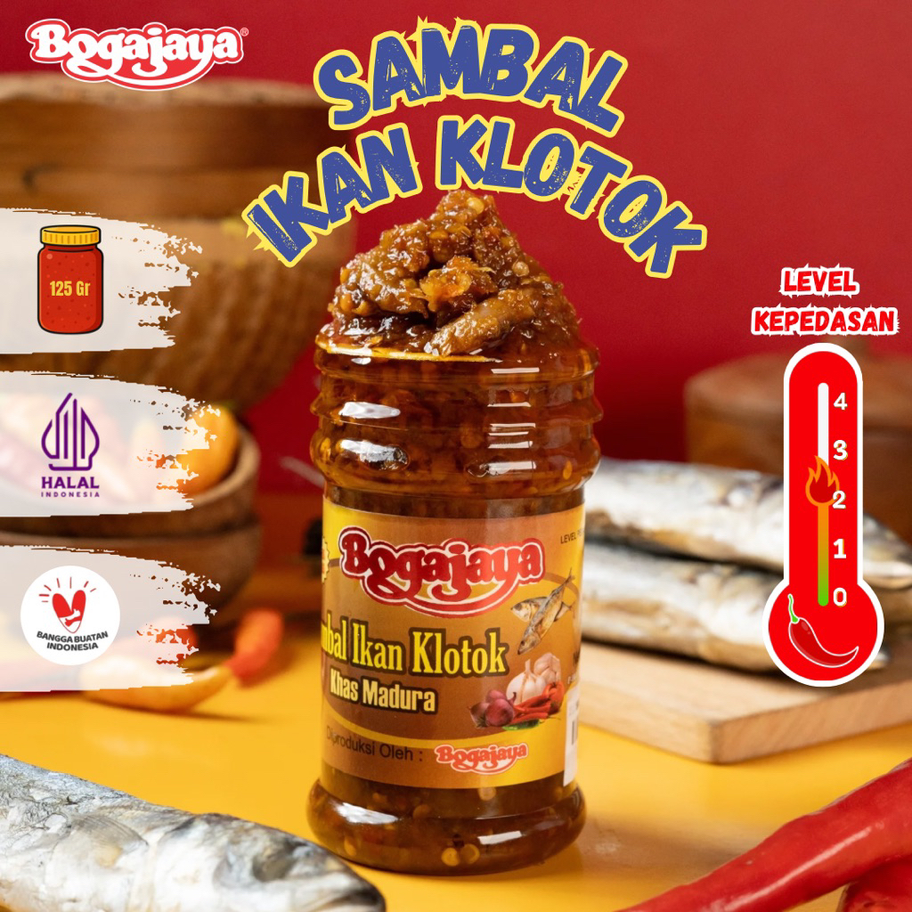 

BOGAJAYA Sambal KLOTOK 200Gr Siap Makan Oleh Oleh Khas Surabaya