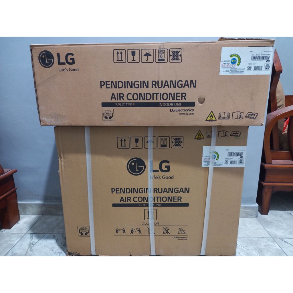Ac lg setengah pk kondisi baru belum pernah di pasang
