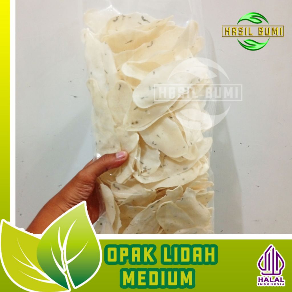 

opak lidah/ilat 250 gr | kripik singkong | makanan tradisional | khas wonosobo