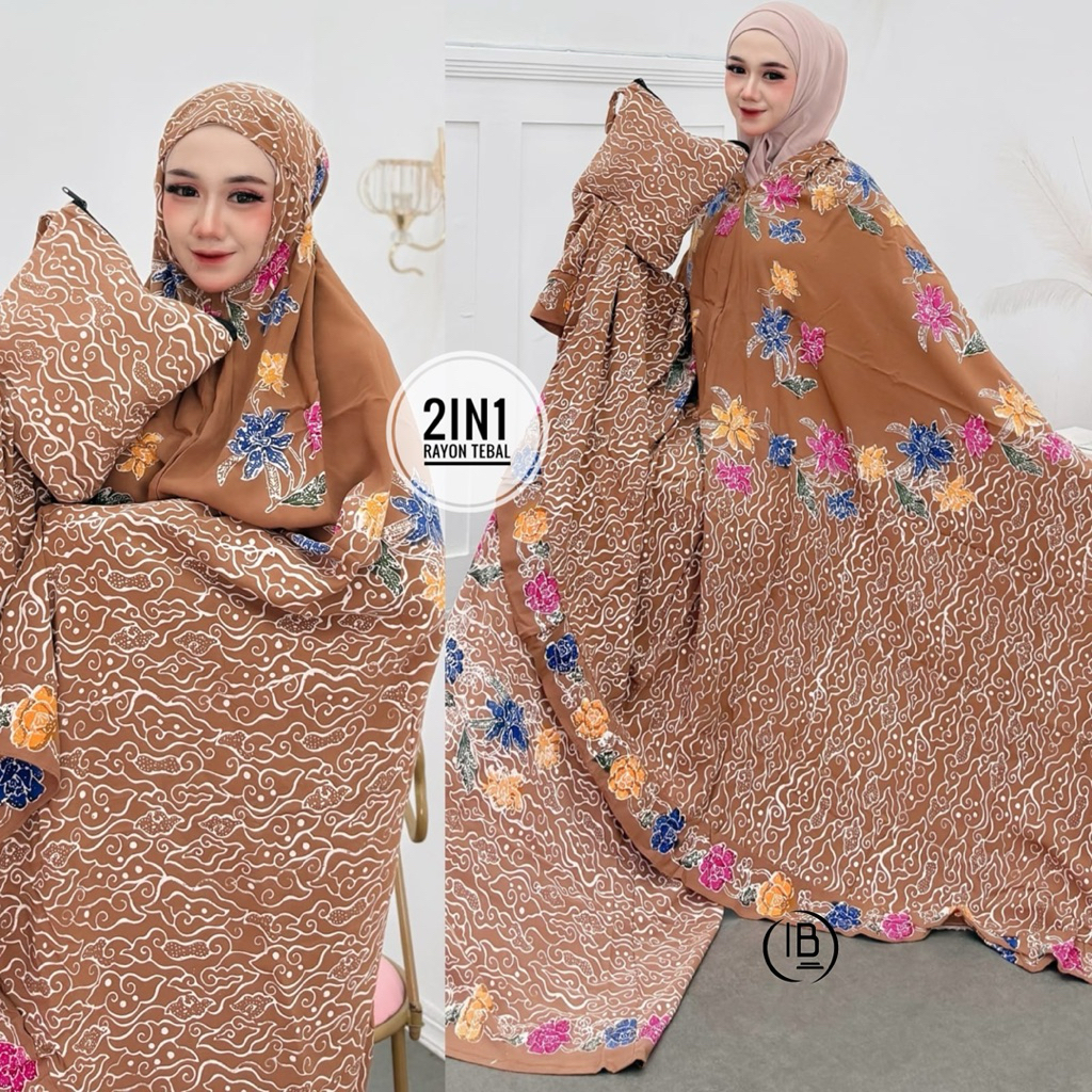 Mukena BATIK CAP mukena dewasa mukena jumbo pekalongan