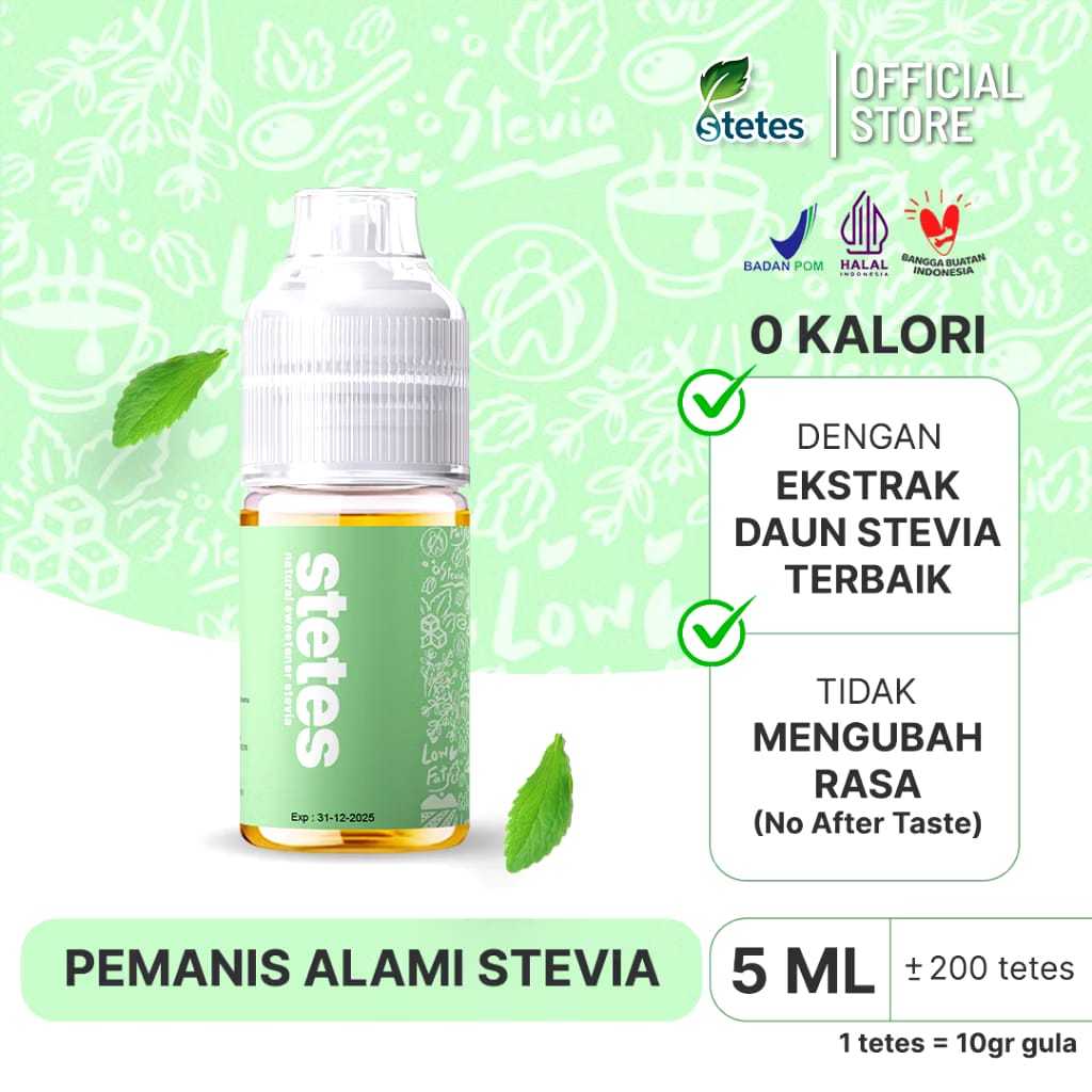 

STETES Stevia Natural Sweetener 5ml