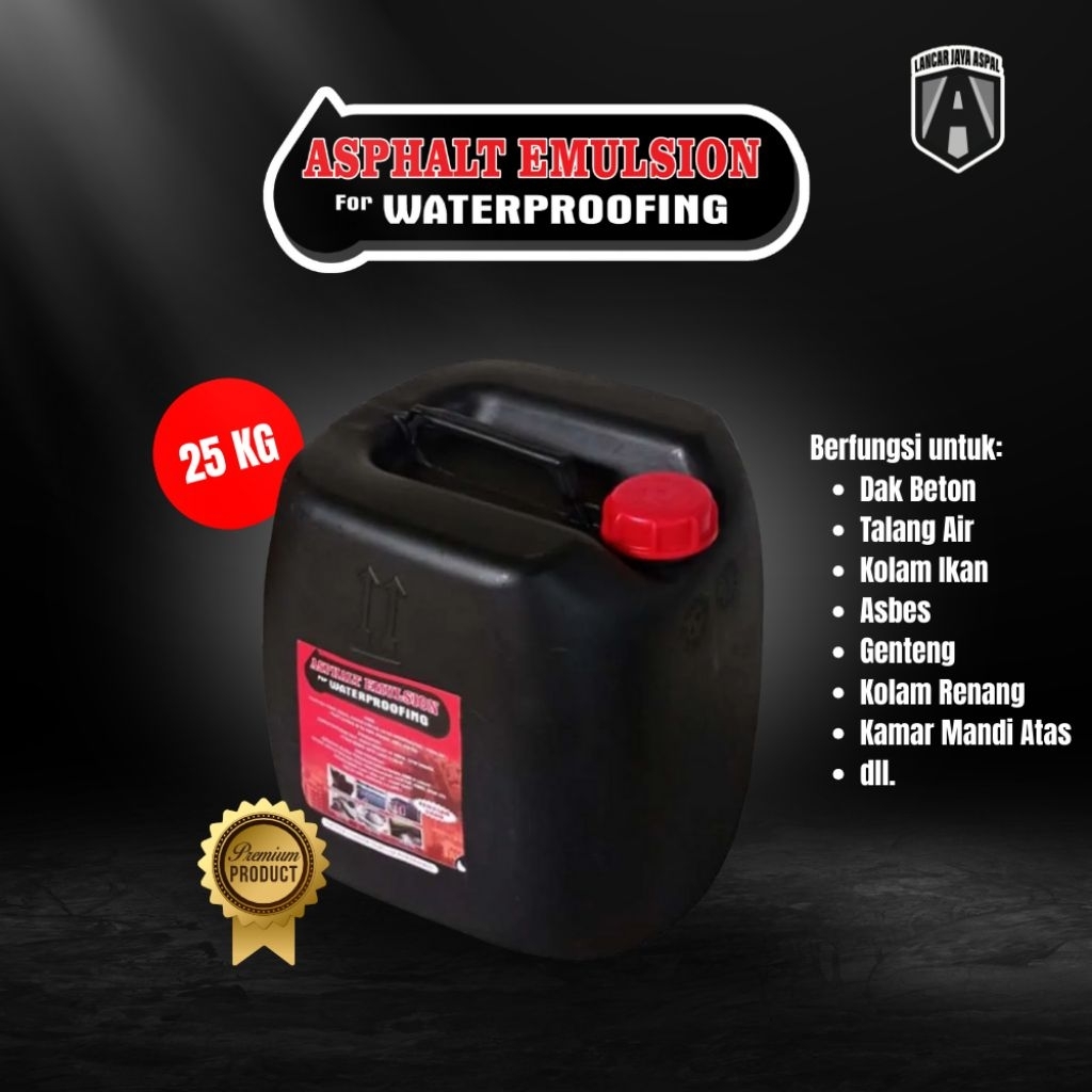 aspal cair 25kg aspal emulsion anti bocor dan rembes cat plapis anti bocor dan rembes