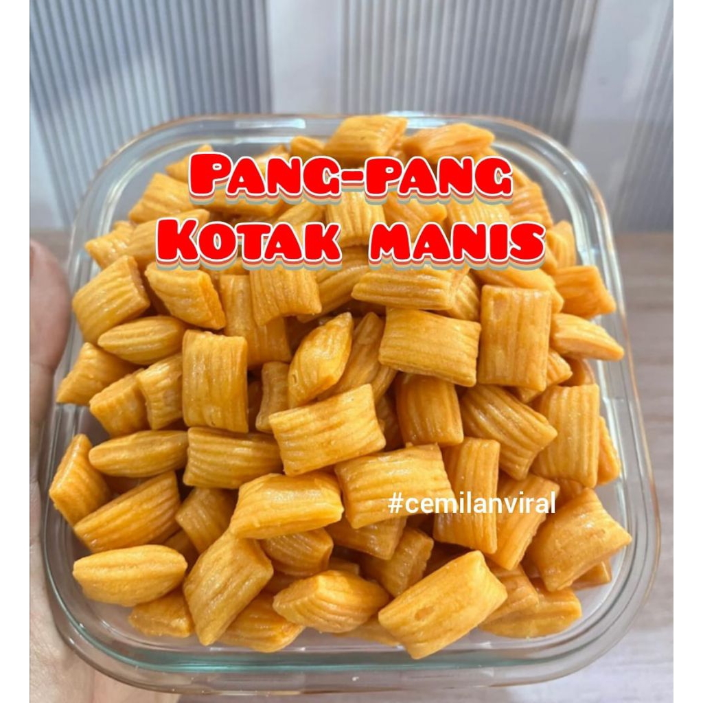 

Cemilan Viral Pang Pang Manis Gurih Renyah Nikmat Enak Snack