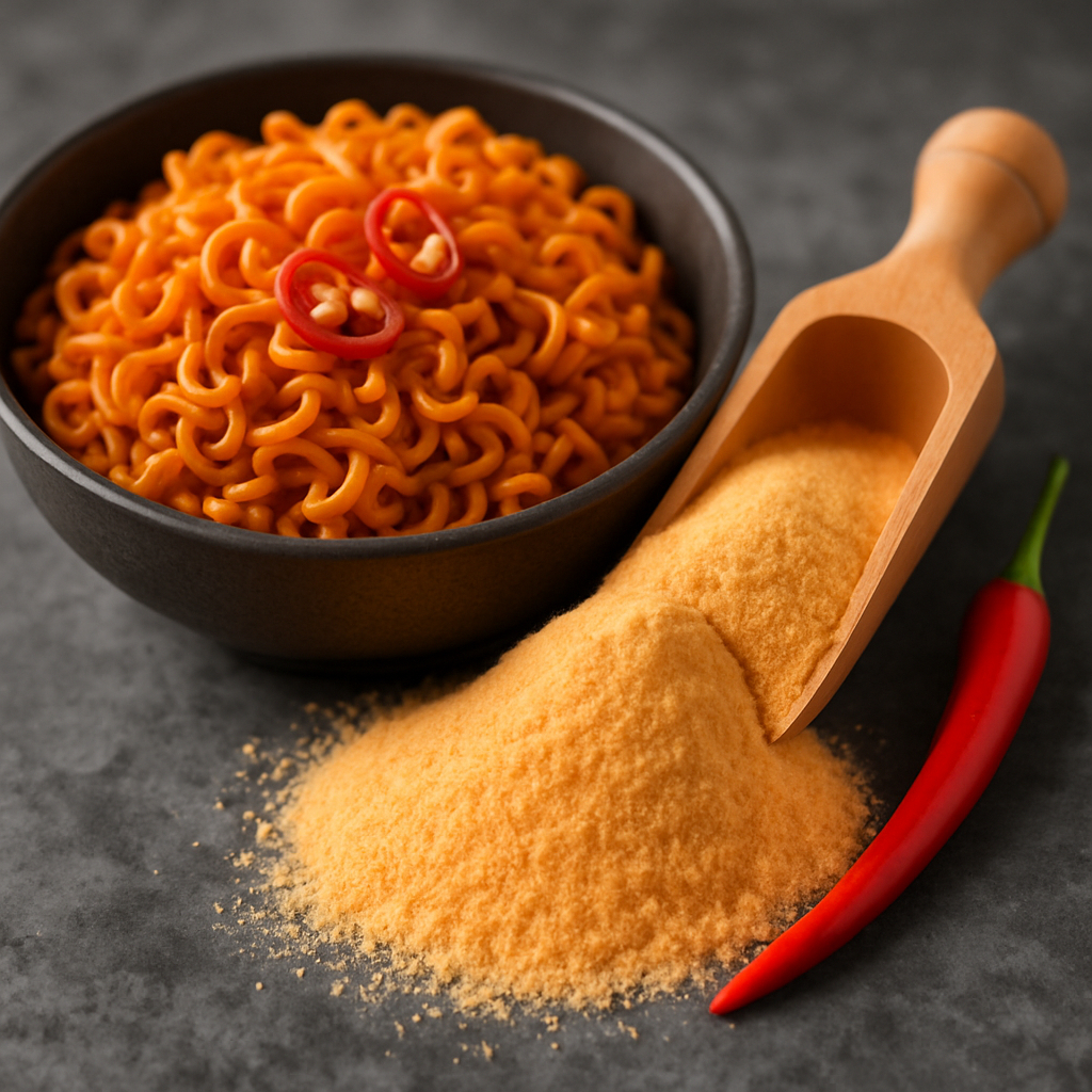 

Bubuk Tabur mie pedas korea Non MSG 100Gr Bumbu Serbaguna Halal Korean spicy Noodle Seasoning Powder