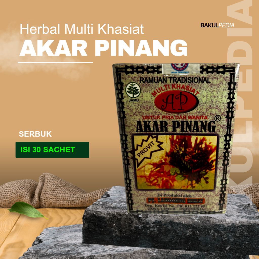 

Serbuk herbal Akar Pinang AP Provit multi khasiat