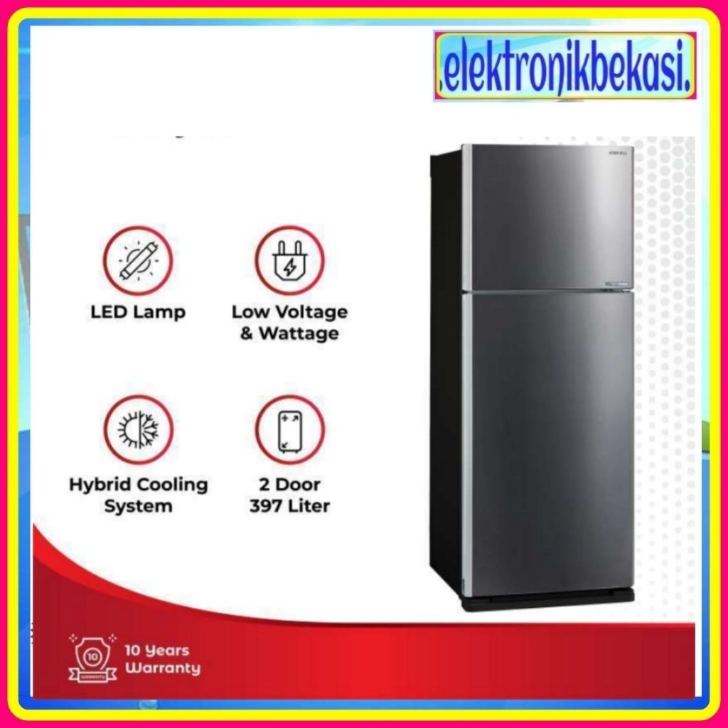KULKAS SHARP SJ IG 470 M DS / KULKAS SHARP 2 PINTU 397 LITER / SHARP - SJ-IG 470 MDS