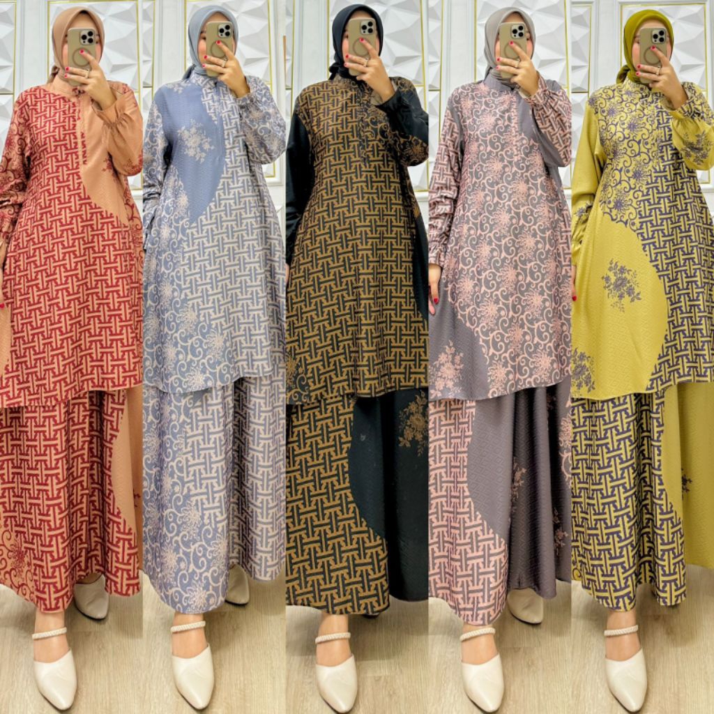 setelanrok/setelancelana/tunik/atasan/pesta/jumbo/polos/gamis/motif/maxmara