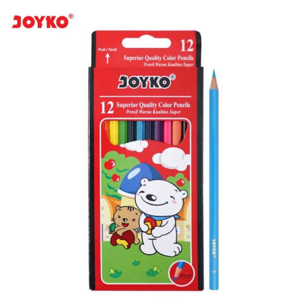 

PENSIL WARNA JOYKO CP -12PB (Panjang)