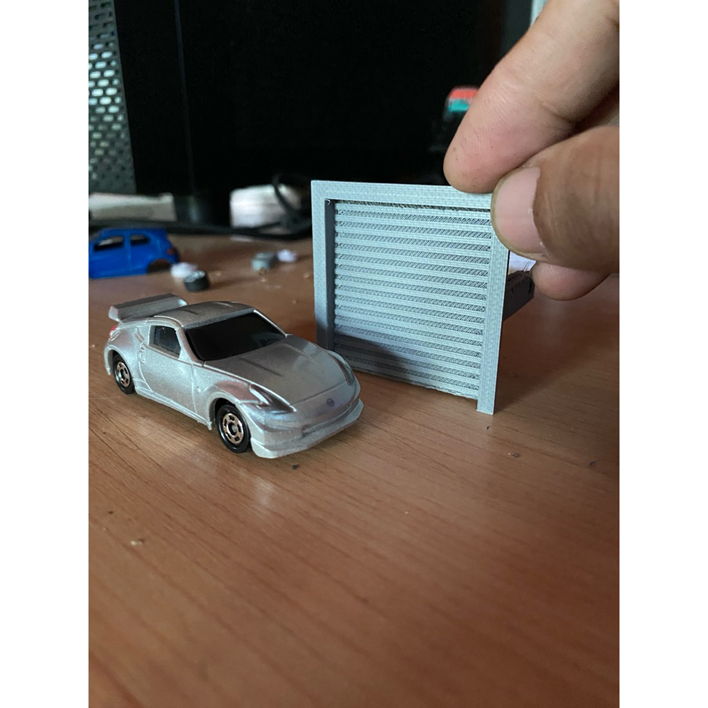 aksesoris diorama pintu garasi