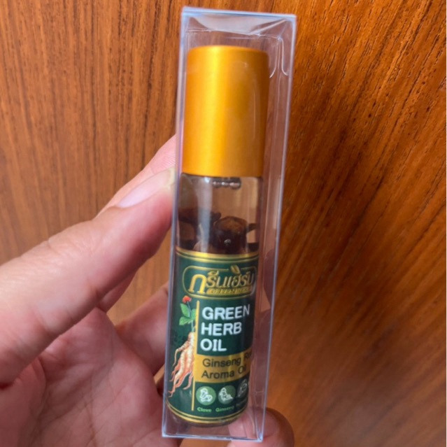 Green Herb Oil Thailand Novolife Minyak Angin Gingseng