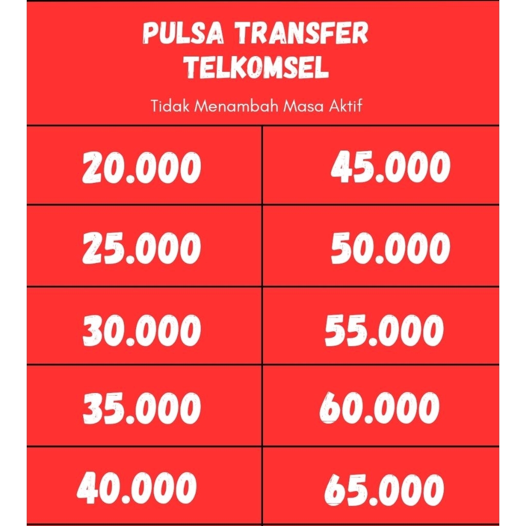Pulsa Transfer Telkomsel