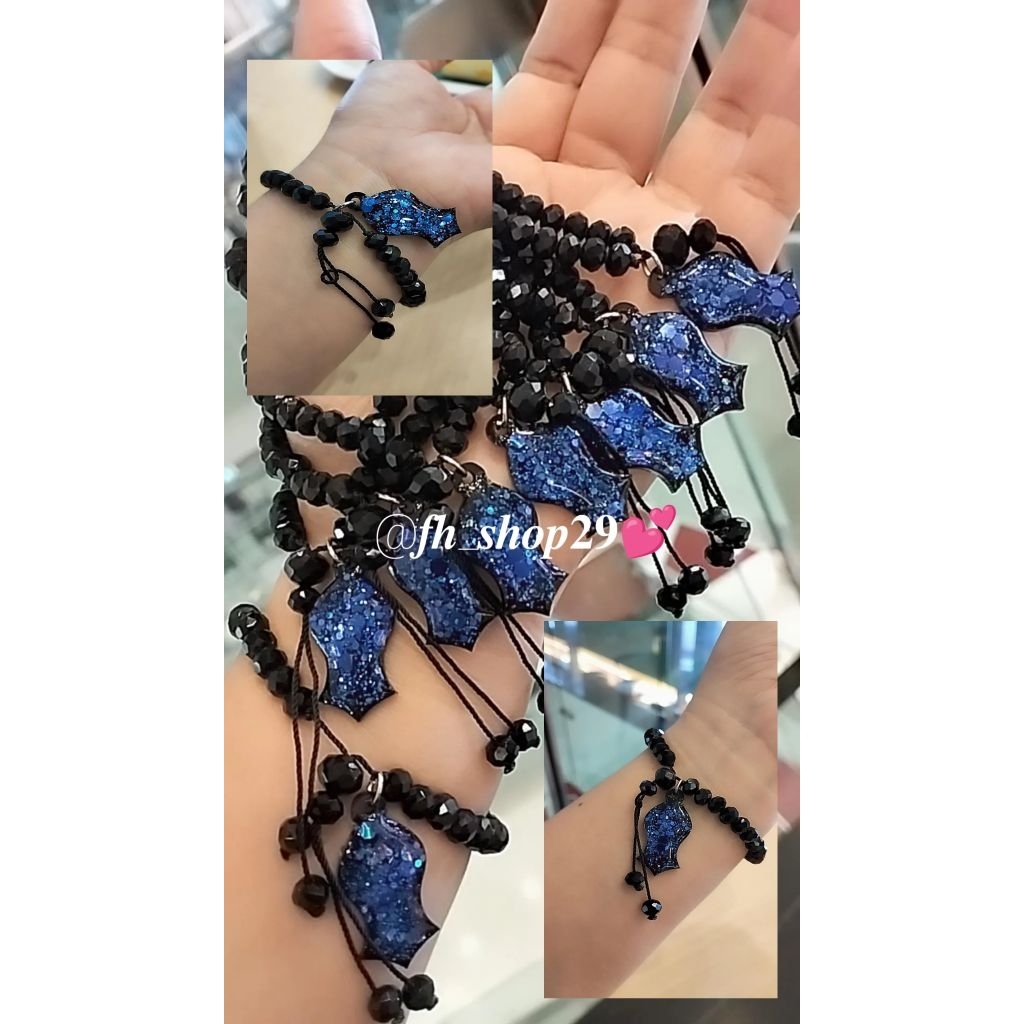 Fh29 Gelang terompah/ Gelang kristal terompah/ Gelang Palestina