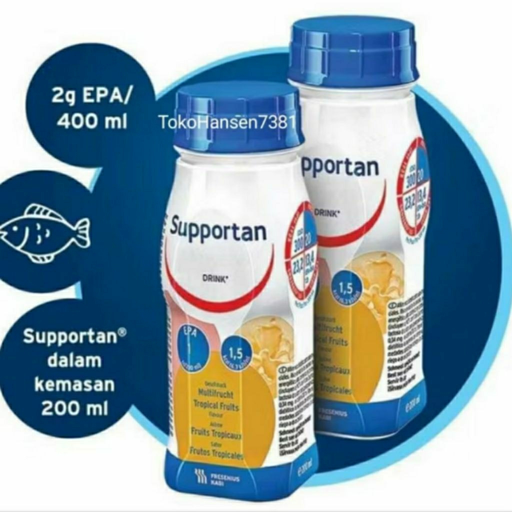 

Supportan 200 ml (ed Feb 2026) rasa tropical fruit.susu bernutrisi dan berkalori tinggi