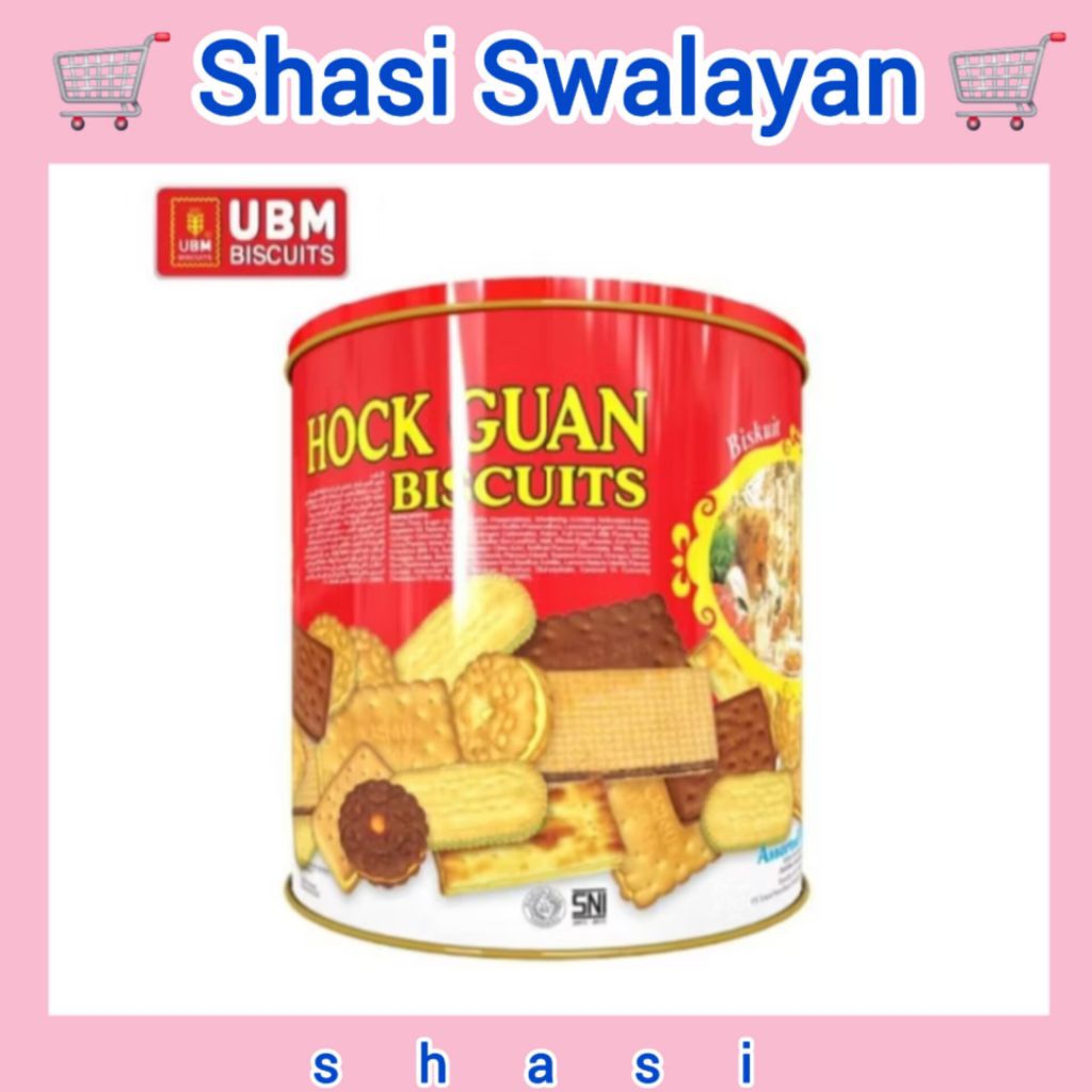 

UBM HOCK GUAN Biscuits 650 Gram - Biskuit Kaleng Kecil