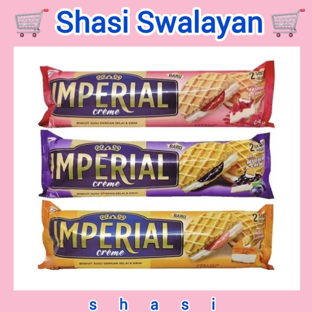 

IMPERIAL CREME Biscuits 108 gr - Biskuit Dengan Selai dan Krim