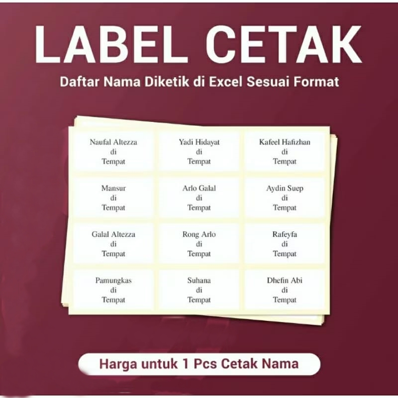 

Cetak label undangan stiker 103