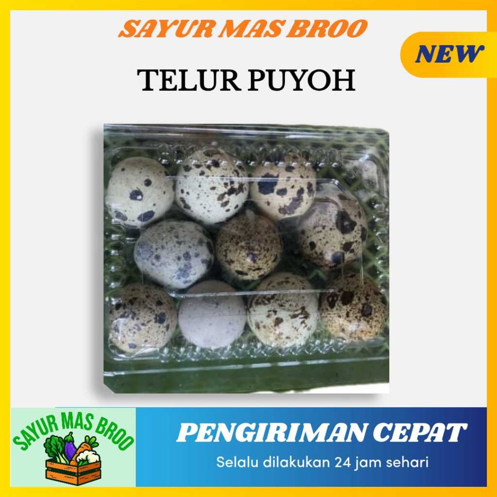 

Telur Puyoh Per Bungkus isi 10 Butir - Toko Sayuran Mas Broo Palembang