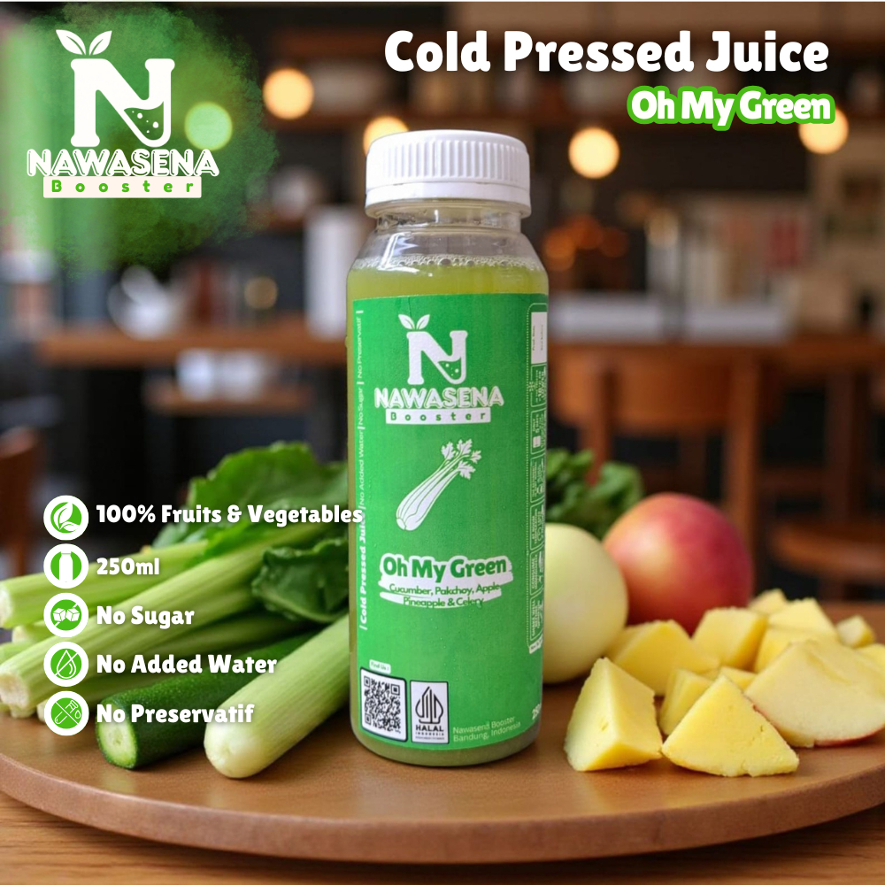 

Cold Pressed Juice II Nawasena Booster II Oh My Green II 250ml