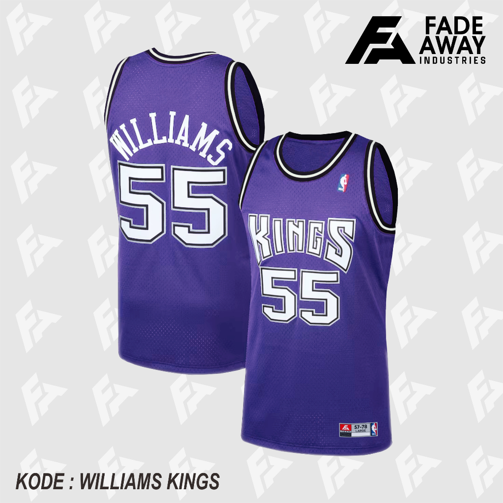 Kaos Jersey Basket NBA SACRAMENTO KINGS JASON WILLIAMS #55 / Sacramento Kings