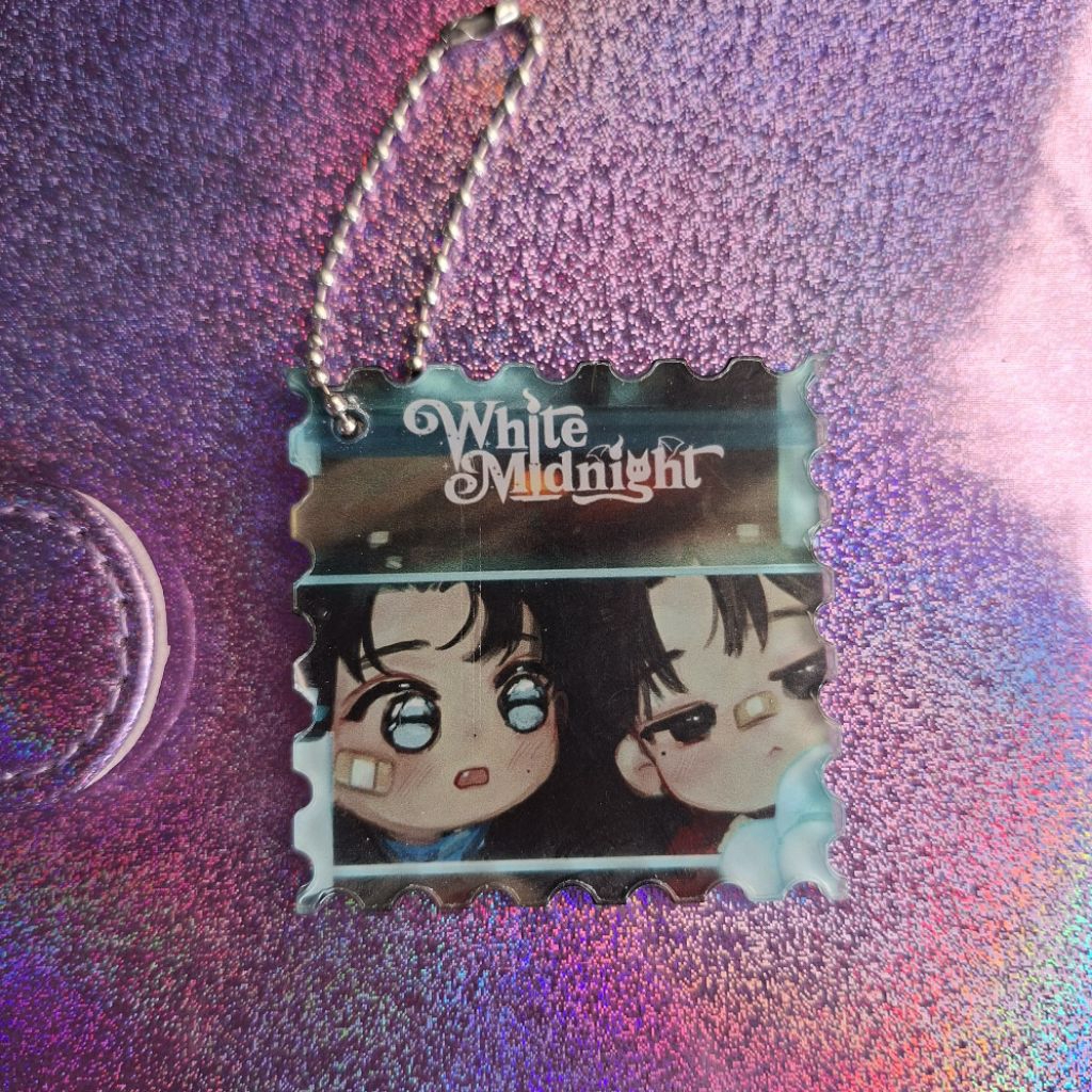keychain minwon dicon white midnight