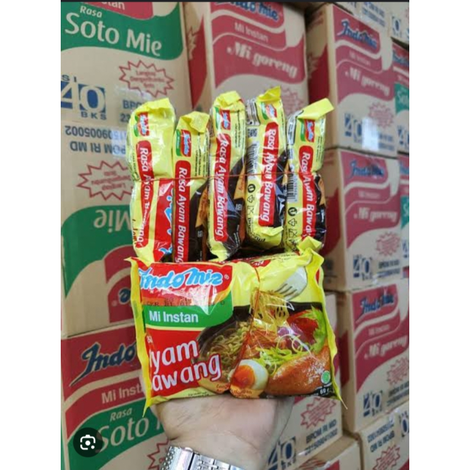 

MIE INSTANT INDOMIE RASA AYAM BAWANG BUNDLE ISI 5