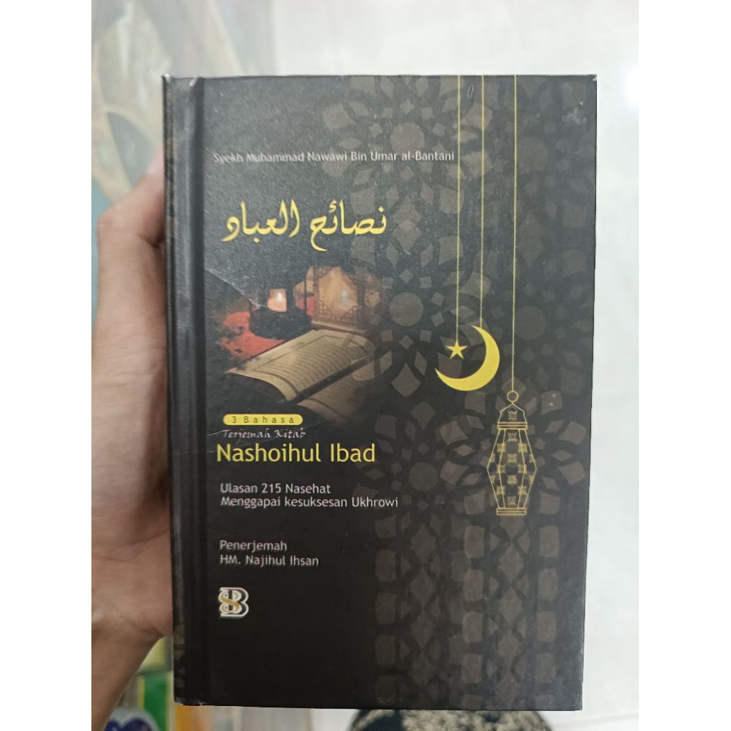 

buku -kitab Nashoihul Ibad terjemah 3 bahasa Indonesia arab Pegon Jawa Lux -hard cover saku