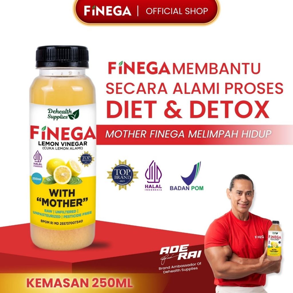 

Dehealth Supplies FINEGA CUKA LEMON 250ml Plastik