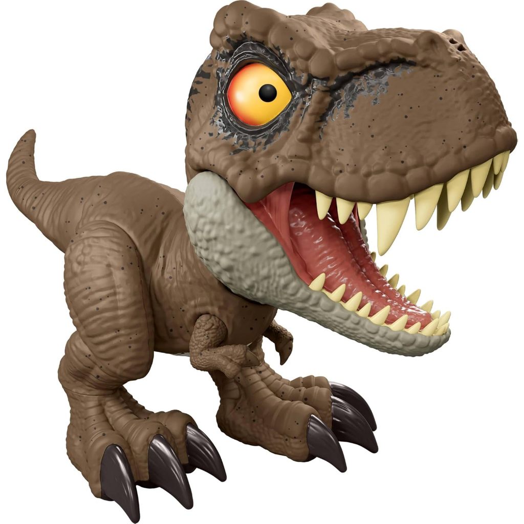 Mattel Jurassic World Roar Command Tyrannosaurus Rex Dinosaur Figure Toy, Record and Play Dino Speak